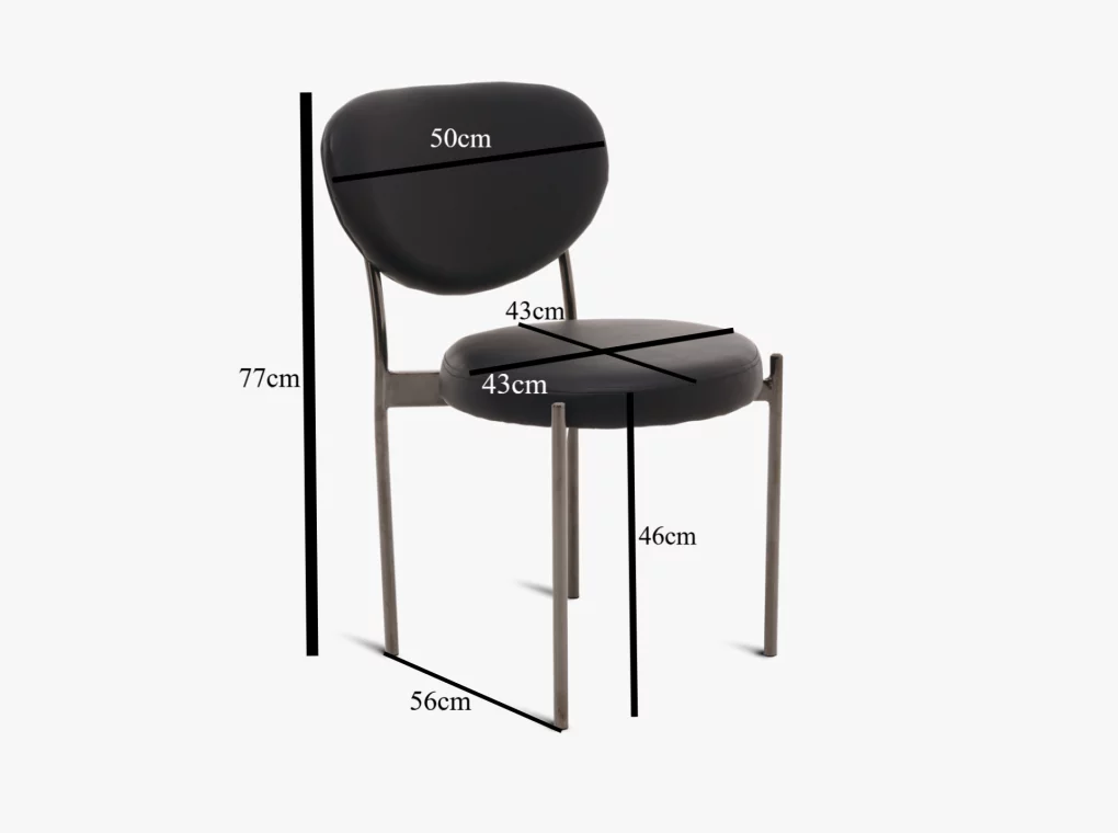 Étkezőszék Cosy 8101 fekete