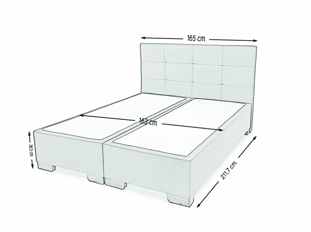 DALLAS BOXSPRING ÁGY
