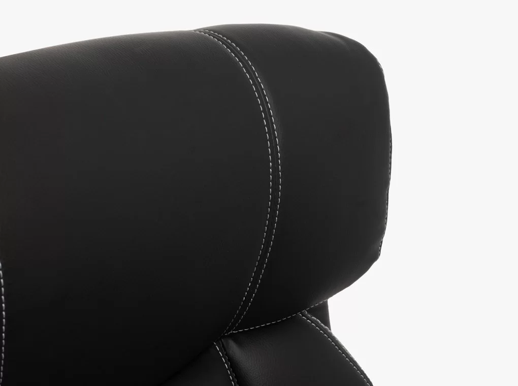 CALGARY 9352H FEKETE TEXTILBŐR ELEGÁNS FŐNÖKI IRODASZÉK