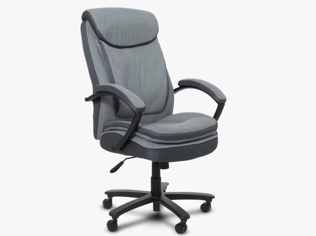 CALGARY 9617H SZÜRKE SZÖVET ELEGÁNS FŐNÖKI IRODASZÉK