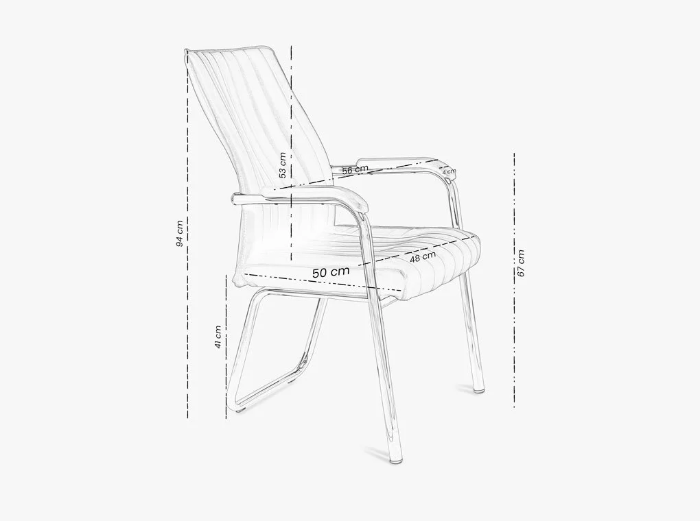HALIFAX B-01S TEXTILBŐR TÁRGYALÓSZÉK