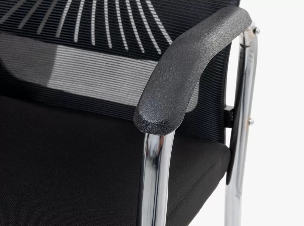 WINNIPEG 822H FEKETE MESH TÁRGYALÓSZÉK