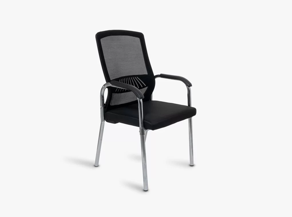 WINNIPEG 822H FEKETE MESH TÁRGYALÓSZÉK